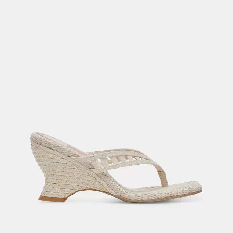 Dolce Vita Wedges^NULLAH WEDGES OATMEAL RAFFIA