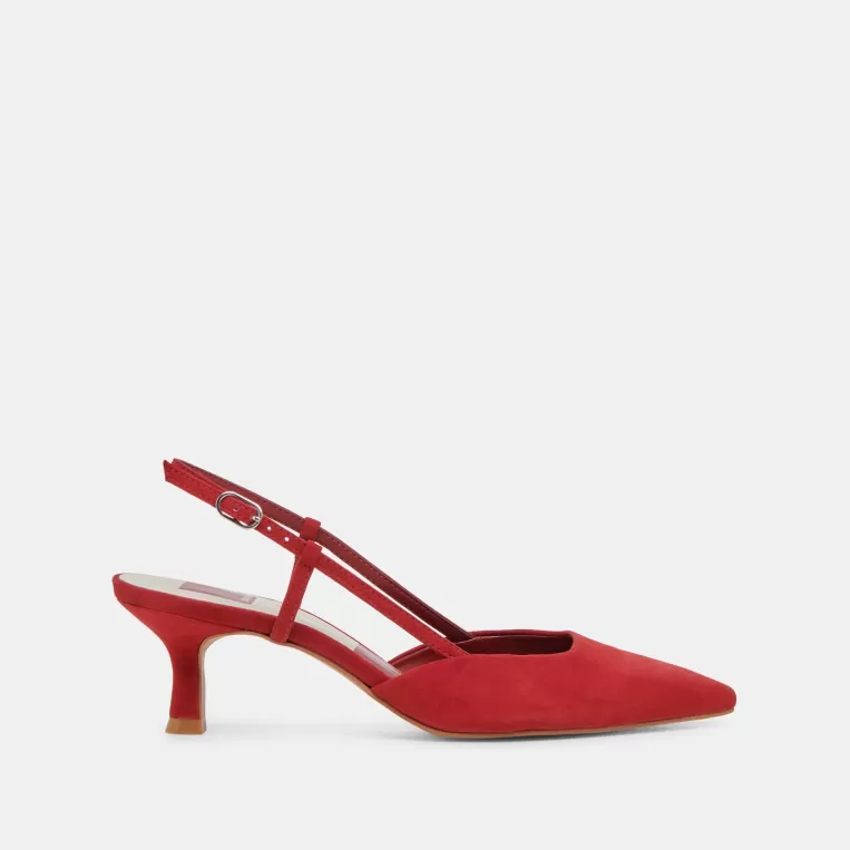 Dolce Vita Wide Widths | Heels^ODELA WIDE HEELS CRIMSON SUEDE