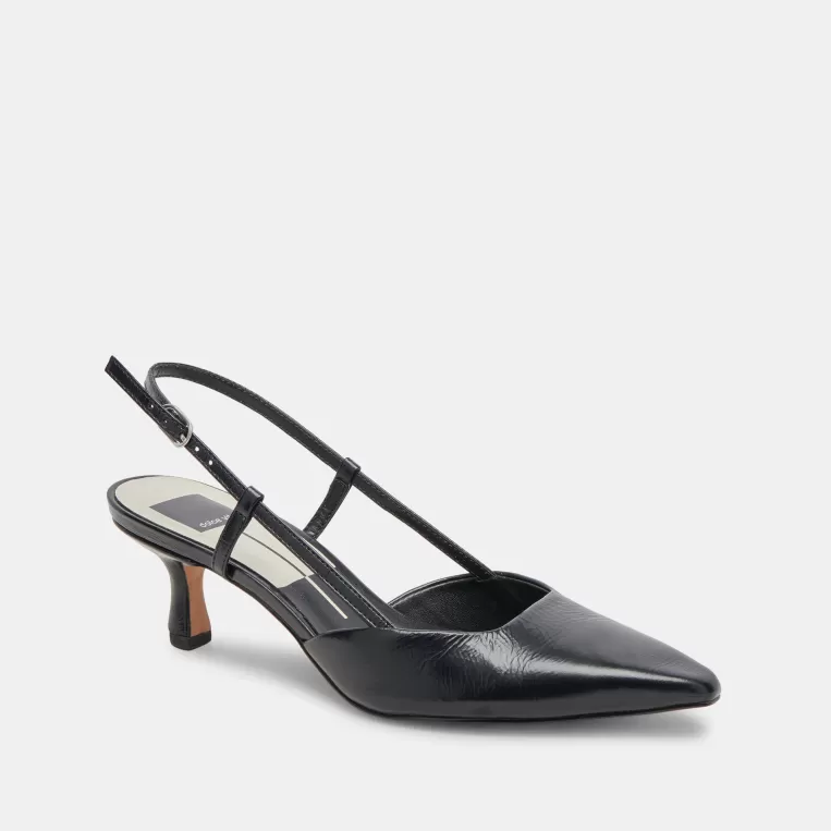 Dolce Vita Wide Widths | Heels^ODELA WIDE HEELS MIDNIGHT CRINKLE PATENT