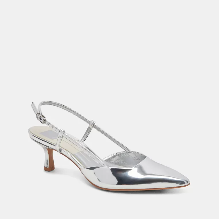 Dolce Vita Make It Metallic | Wide Widths^ODELA WIDE HEELS SILVER STELLA