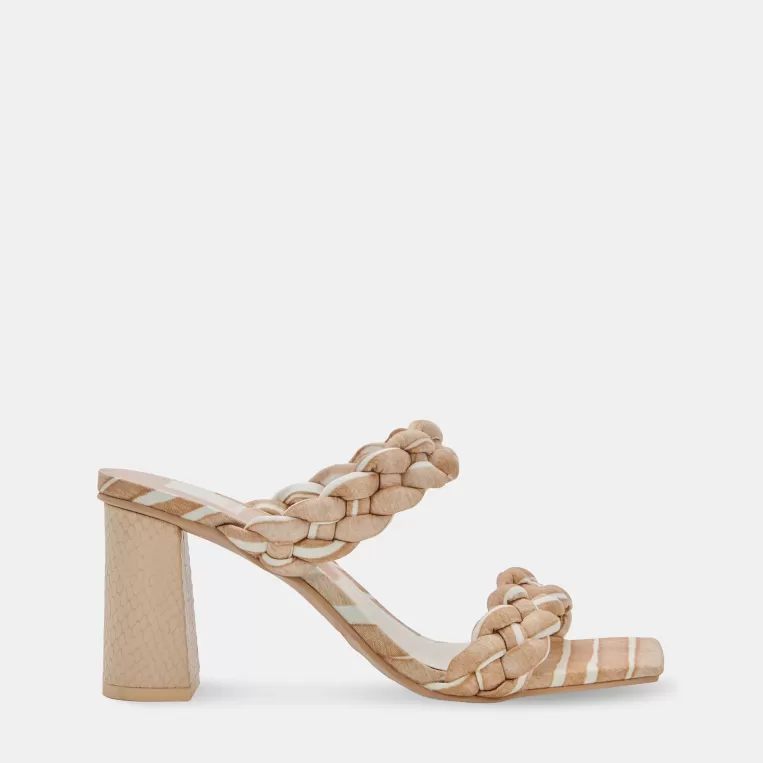 Dolce Vita Sandals | Heels^PAILY HEELS WHITE STRIPE FABRIC