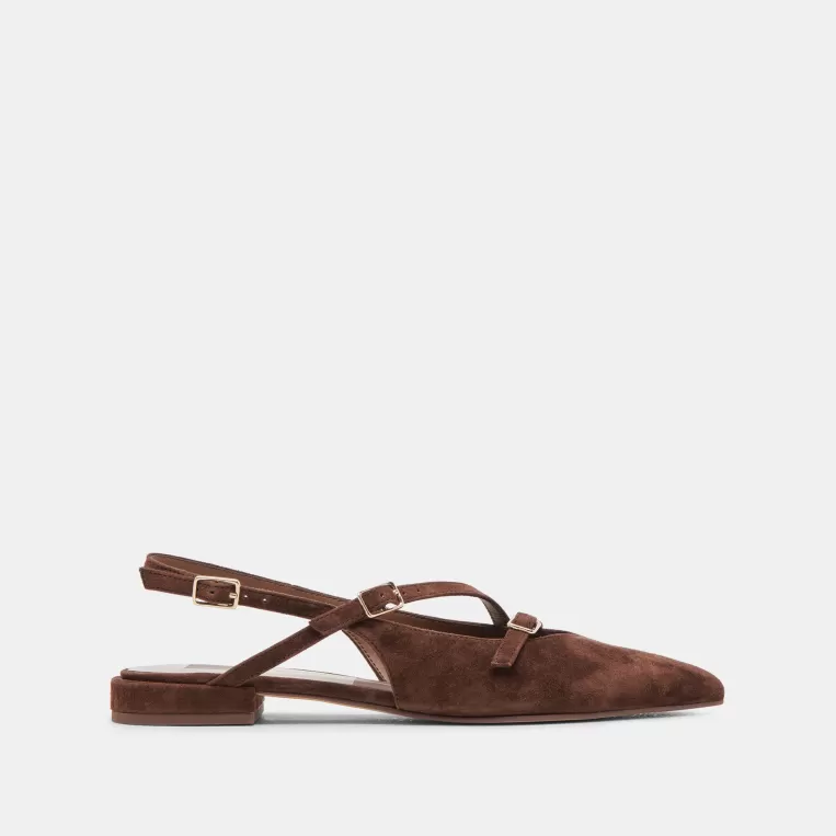 Dolce Vita Flats & Loafers^PAMLA FLATS DK BROWN SUEDE