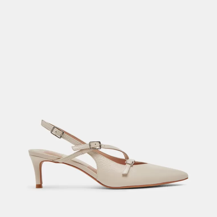 Dolce Vita Heels^PAMLA MID HEELS IVORY CRINKLE PATENT