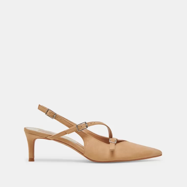 Dolce Vita Heels^PAMLA MID HEELS TAN SUEDE