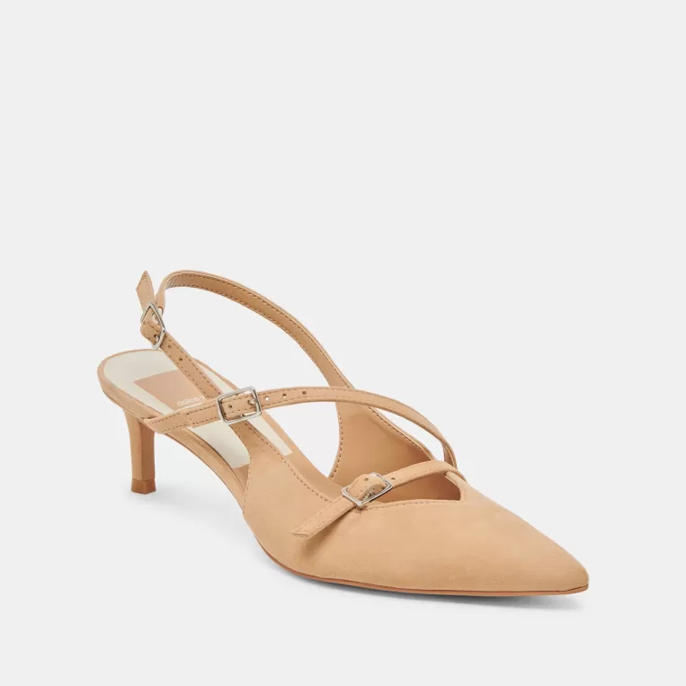 Dolce Vita Heels^PAMLA MID HEELS TAN SUEDE