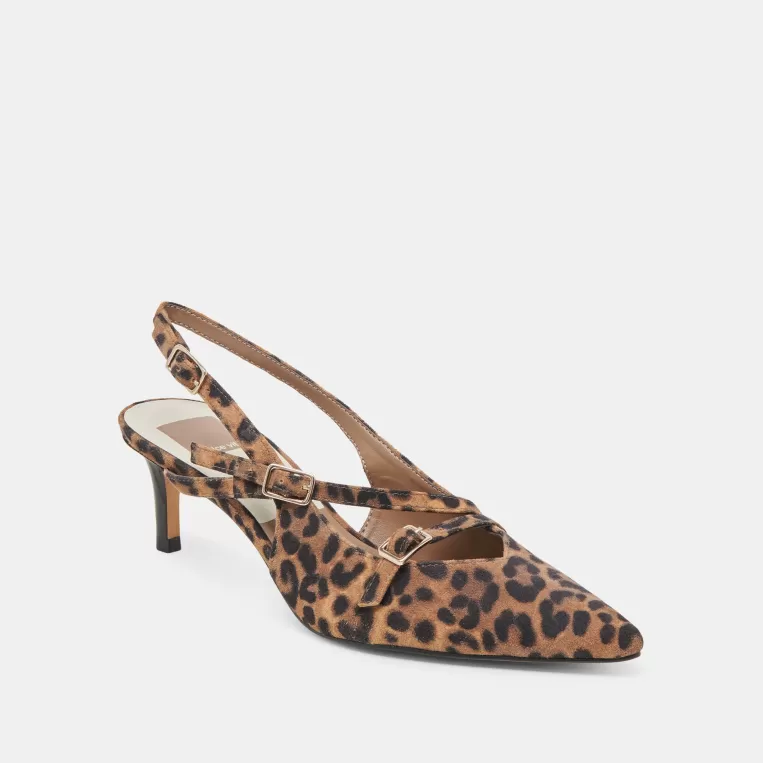 Dolce Vita Leopard | Wide Widths^PAMLA MID WIDE HEELS LEOPARD SUEDE