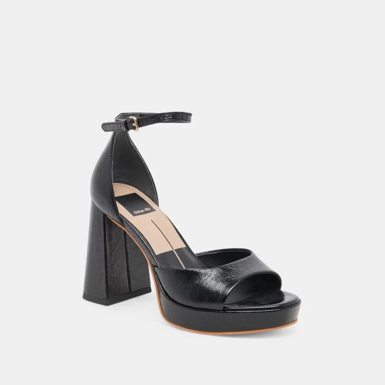 Dolce Vita Heels^PANDRO HEELS MIDNIGHT CRINKLE PATENT