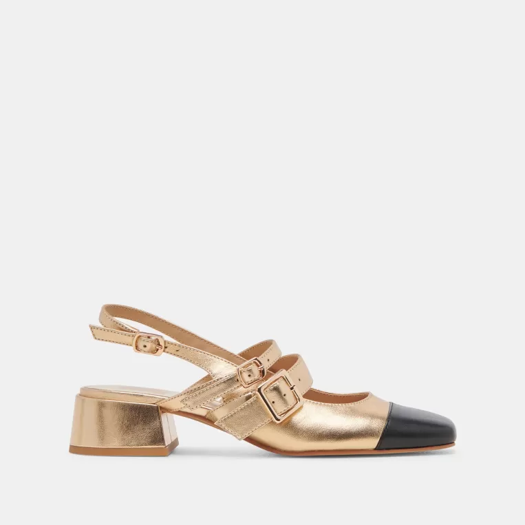 Dolce Vita Mary Janes | Heels^PATZY HEELS GOLD MULTI LEATHER