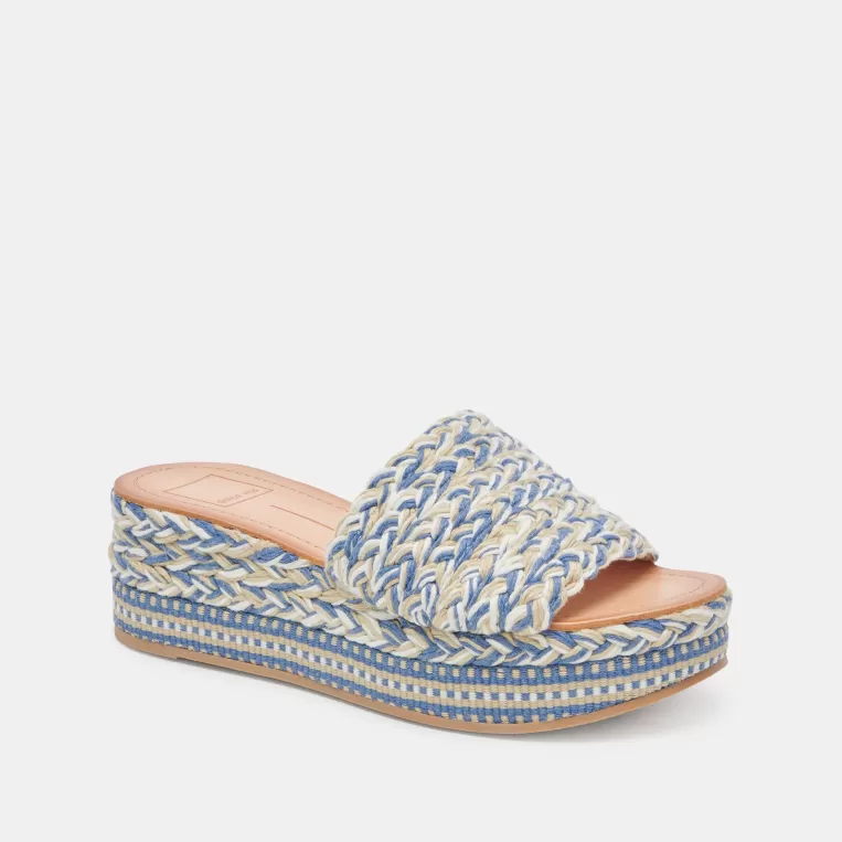 Dolce Vita Sandals^PAZLI SANDALS BLUE MULTI WOVEN