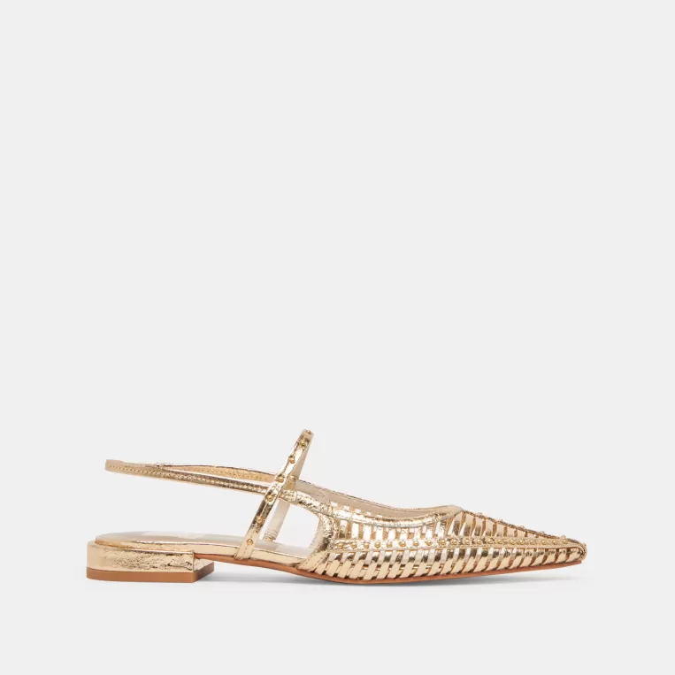 Dolce Vita Make It Metallic | Flats & Loafers^PHINLY FLATS GOLD DISTRESSED LEATHER