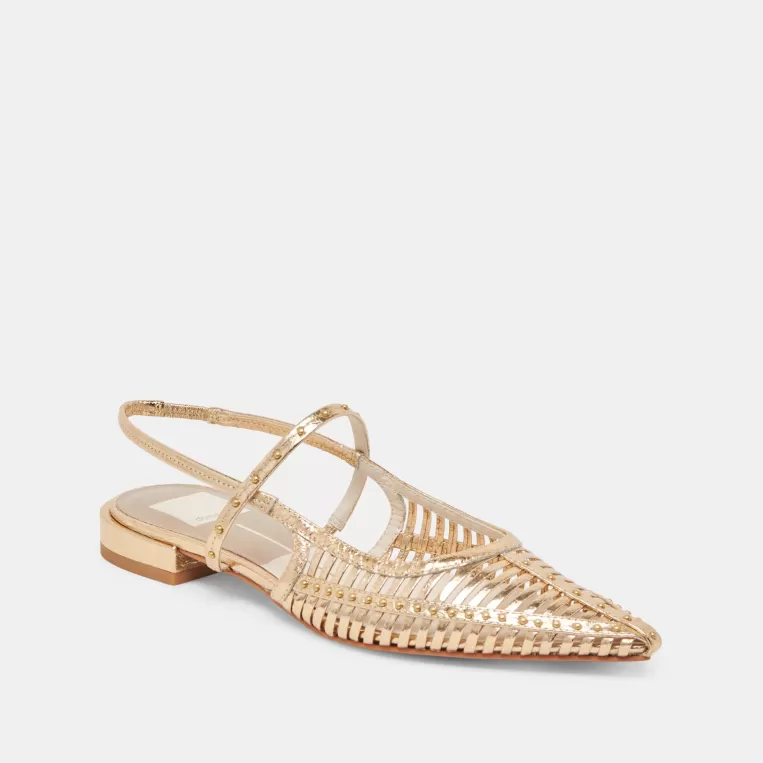 Dolce Vita Make It Metallic | Flats & Loafers^PHINLY FLATS GOLD DISTRESSED LEATHER