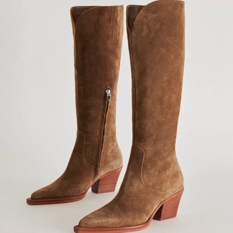 Dolce Vita Western Inspired | Tall Boots^RAJ BOOTS BROWN SUEDE