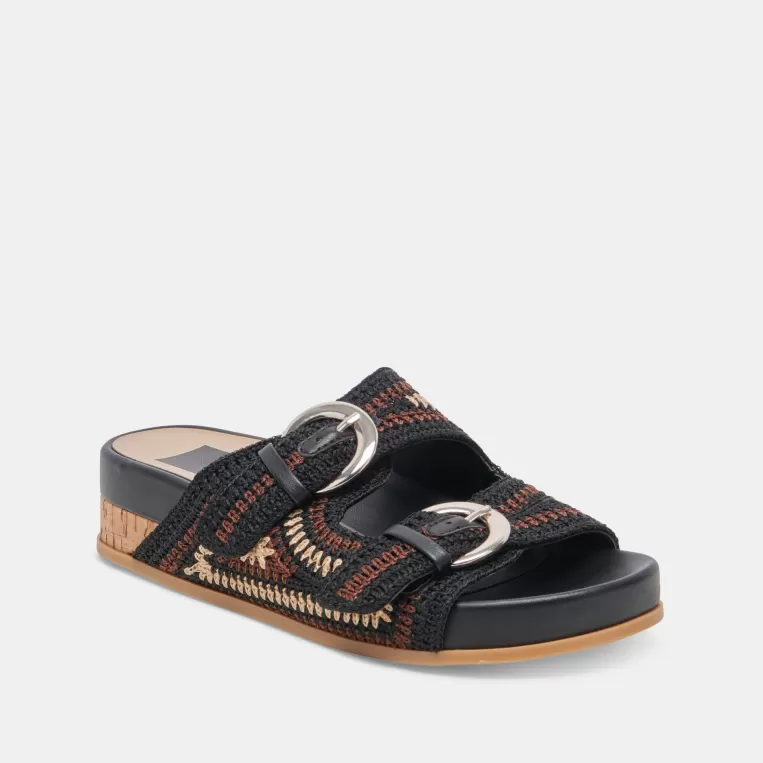 Dolce Vita Sandals^RALLI SANDALS BLACK MULTI KNIT