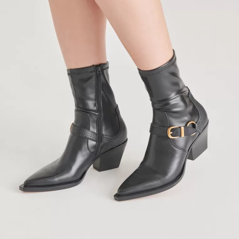 Dolce Vita Western Inspired | Boots & Booties^RAVE BOOTS BLACK LEATHER