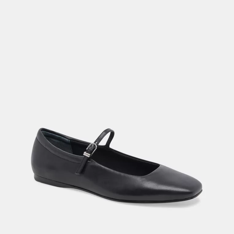 Dolce Vita Mary Janes | Wide Widths^REYES WIDE BALLET FLATS BLACK LEATHER