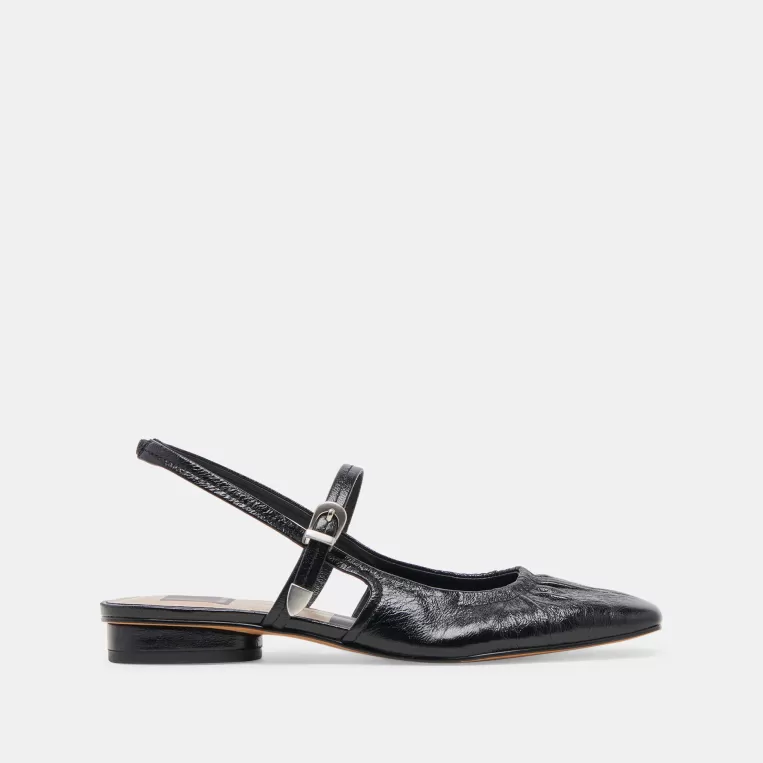 Dolce Vita Mary Janes | Flats & Loafers^RIANNE FLATS MIDNIGHT CRINKLE PATENT