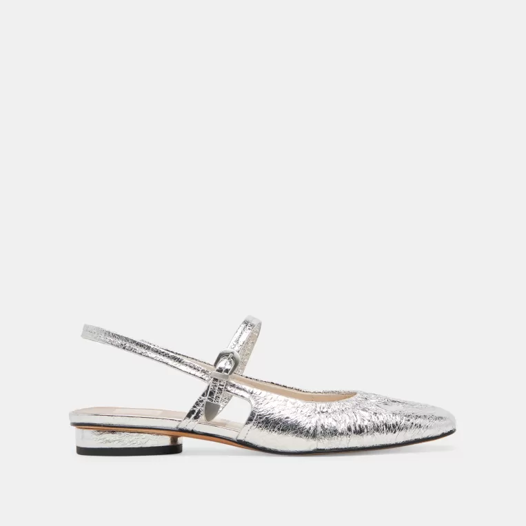 Dolce Vita Mary Janes | Flats & Loafers^RIANNE FLATS SILVER DISTRESSED LEATHER