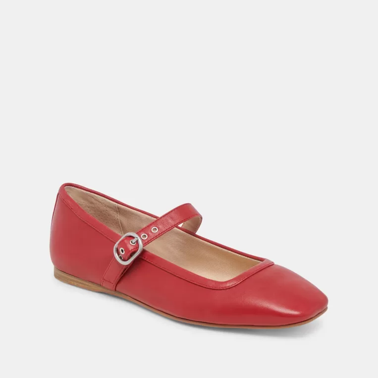 Dolce Vita Mary Janes | Ballet Flats^RODNI BALLET FLATS RED LEATHER