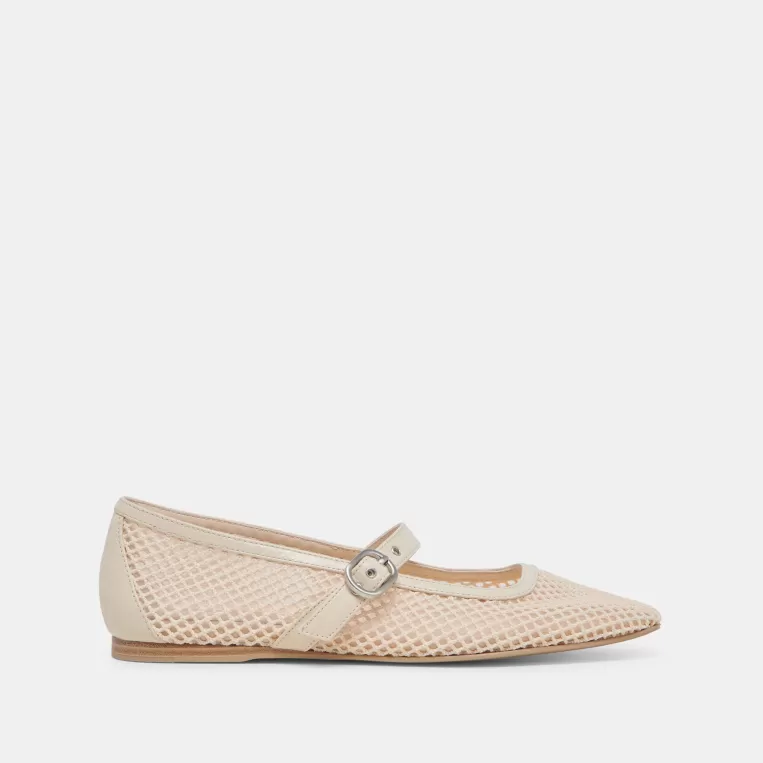 Dolce Vita Mary Janes | Ballet Flats^RODNI MESH BALLET FLATS CREME WOVEN MESH