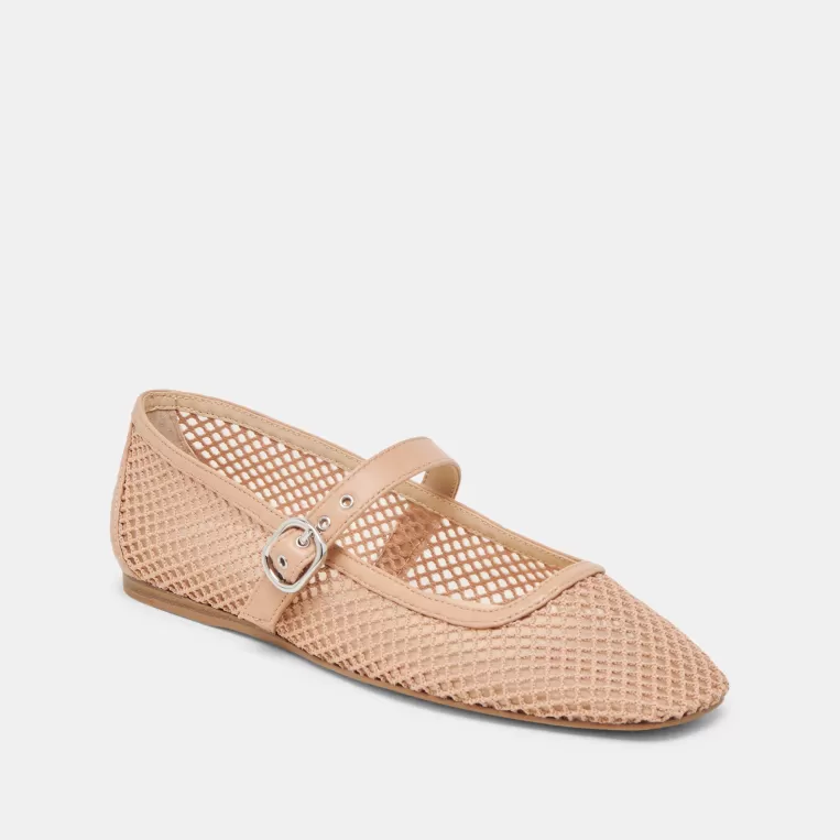 Dolce Vita Ballet Flats | Flats & Loafers^RODNI MESH BALLET FLATS LIGHT TAN WOVEN MESH