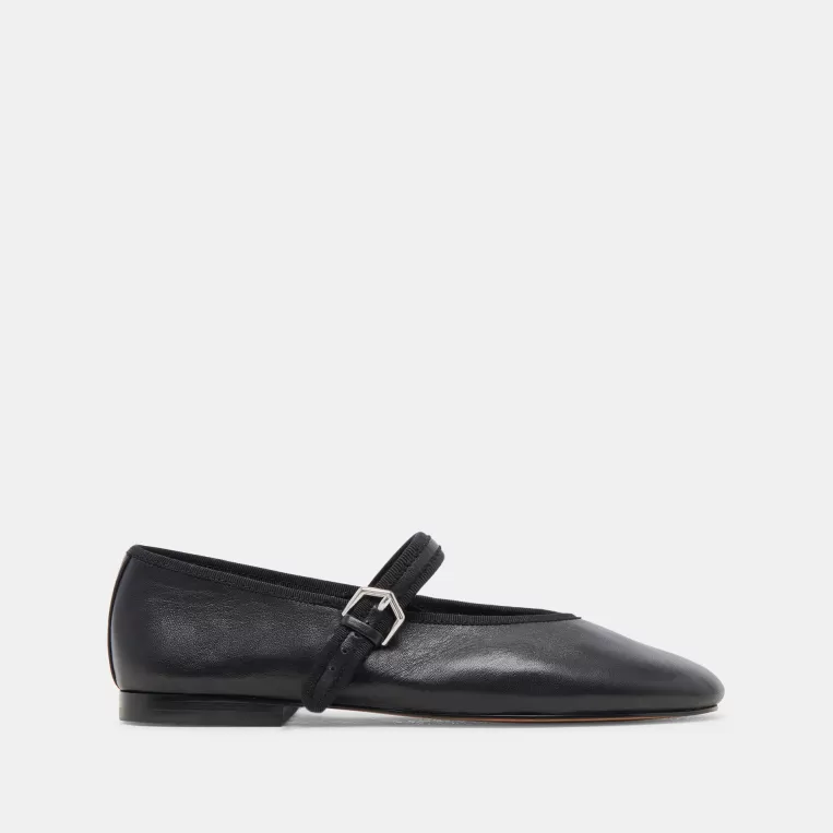 Dolce Vita Mary Janes | Ballet Flats^ROSLYN BALLET FLATS BLACK LEATHER