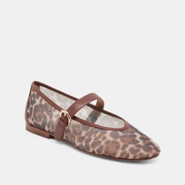 Dolce Vita Leopard | Ballet Flats^ROSLYN BALLET FLATS LEOPARD MESH