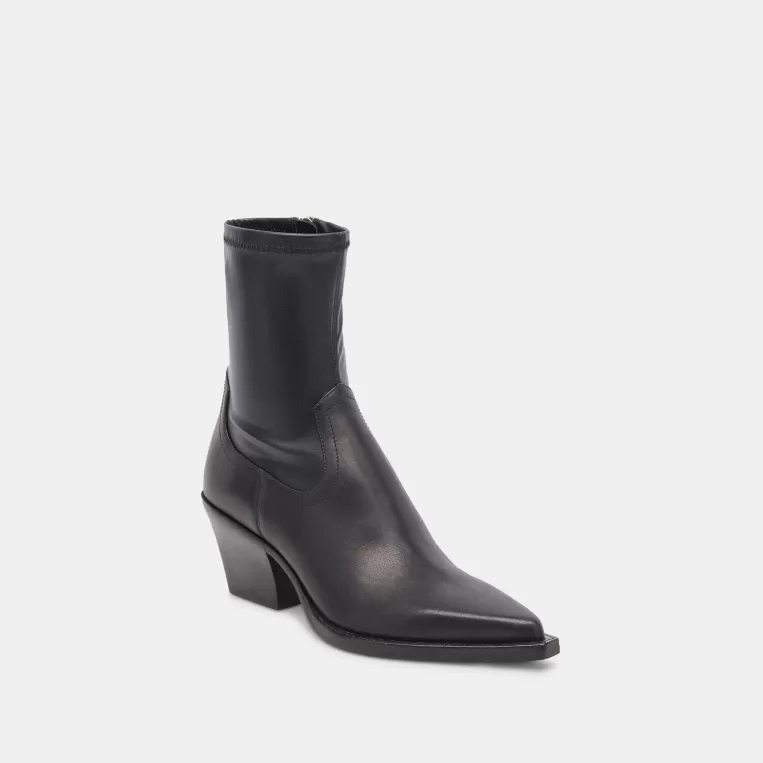 Dolce Vita Western Inspired | Wide Calf^RUTGER WIDE CALF BOOTS BLACK LEATHER