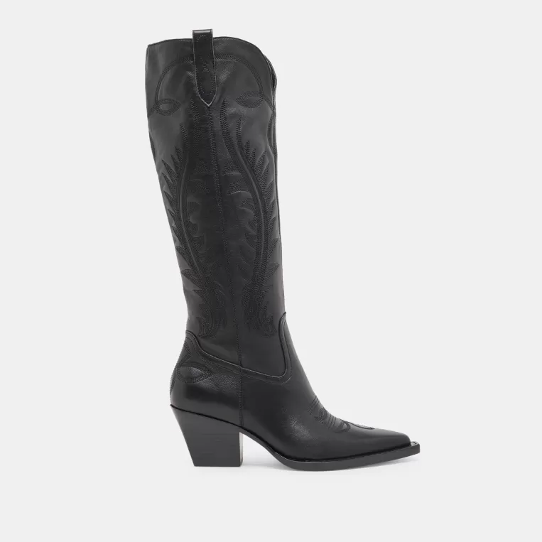 Dolce Vita Western Inspired | Tall Boots^RYATT EXTRA WIDE CALF BOOTS BLACK LEATHER