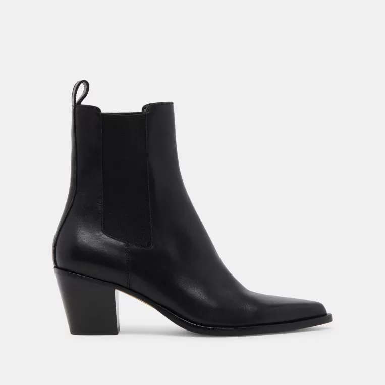 Dolce Vita Wide Widths^SHADIE H2O WIDE BOOTIES BLACK LEATHER