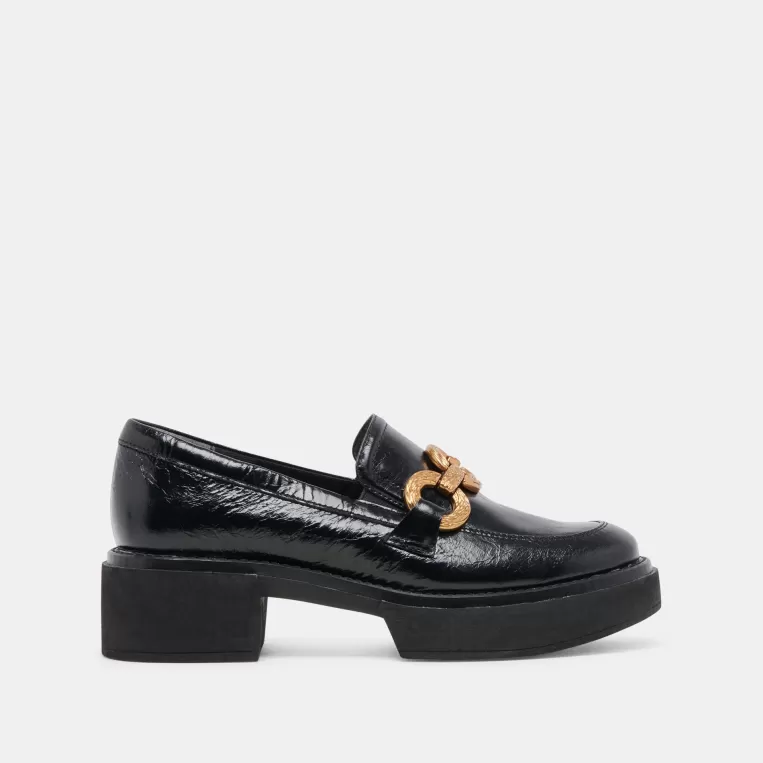 Dolce Vita Flats & Loafers^SHEENA LOAFERS MIDNIGHT CRINKLE PATENT