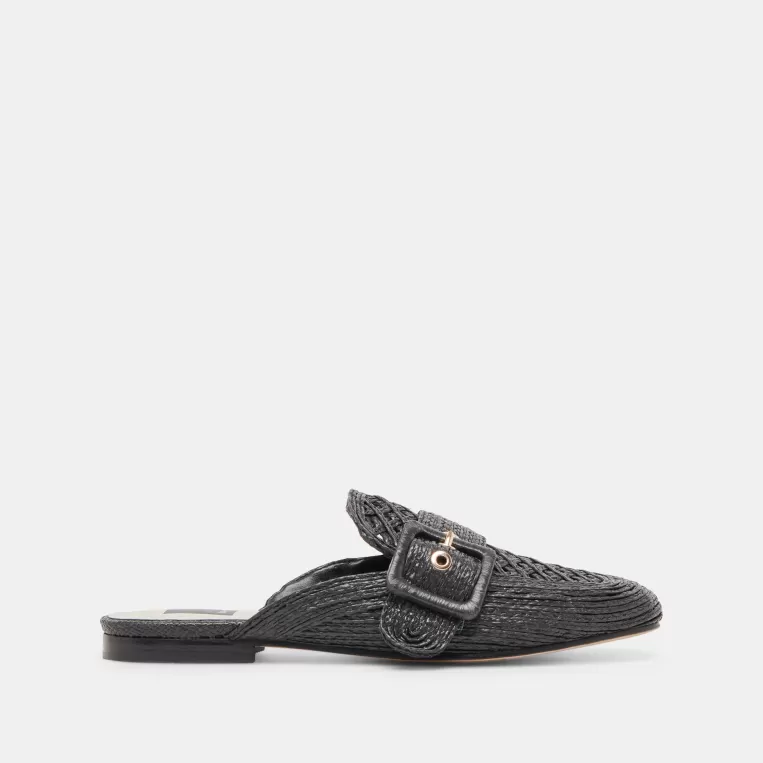 Dolce Vita Flats & Loafers^SIANNA FLATS BLACK RAFFIA