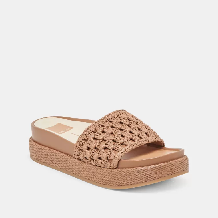 Dolce Vita Sandals^SIDONA SANDALS BROWN RAFFIA