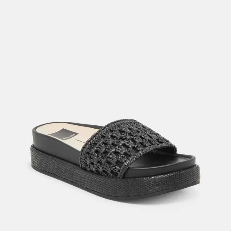 Dolce Vita Sandals^SIDONA SANDALS ONYX RAFFIA