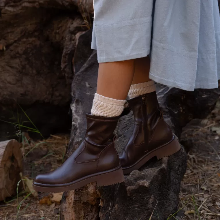 Dolce Vita Boots & Booties^SIMAYA H2O BOOTS MAHOGANY LEATHER