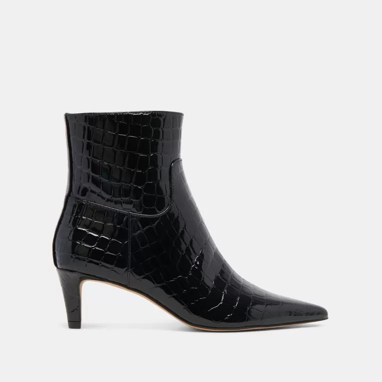 Dolce Vita Boots & Booties^SONDRA BOOTIES NOIR EMBOSSED LEATHER