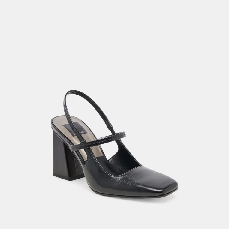 Dolce Vita Heels^SOYER HEELS MIDNIGHT CRINKLE PATENT