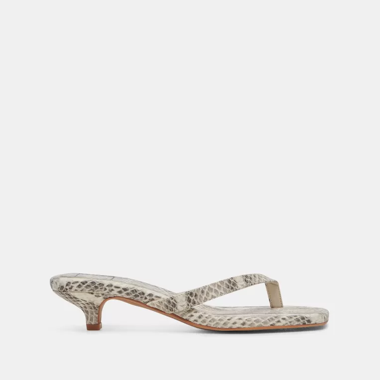 Dolce Vita Sandals | Heels^TASIAH SANDALS GREY WHITE EMBOSSED LEATHER