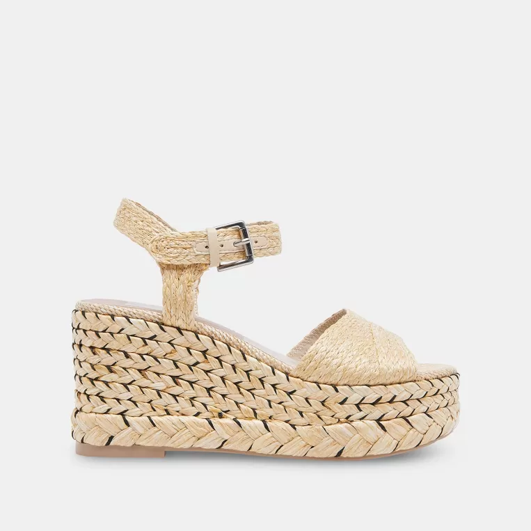 Dolce Vita Wedges | Sandals^TIAGO WEDGES LT NATURAL RAFFIA