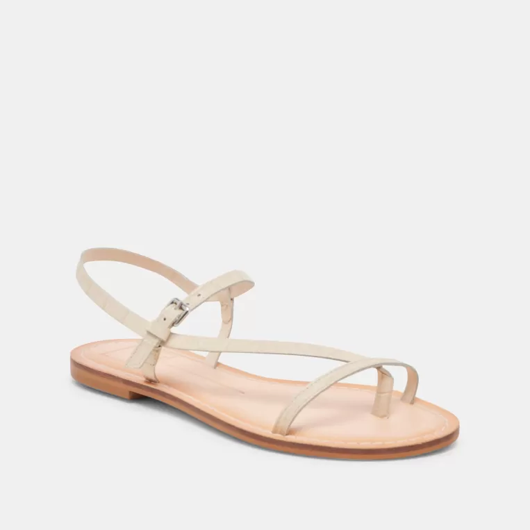 Dolce Vita Sandals^WANDRE SANDALS BONE EMBOSSED LEATHER