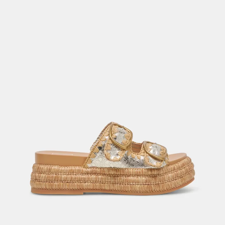 Dolce Vita Sandals^WANIKA SANDALS PLATINUM CRACKLED LEATHER