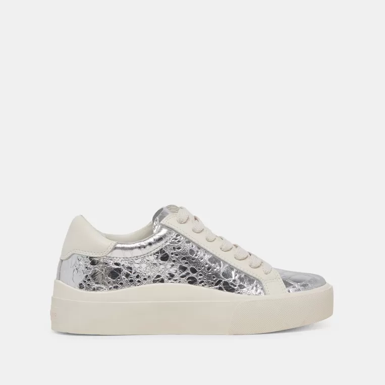 Dolce Vita Sneakers^ZAYN 360 SNEAKERS SILVER DISTRESSED LEATHER