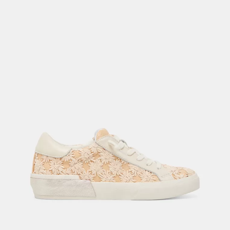 Dolce Vita Sneakers^ZINA FLORAL SNEAKERS CREME FLORAL RAFFIA