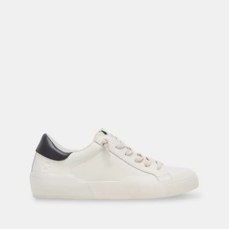 Dolce Vita Sneakers^ZINA FOAM 360 SNEAKERS WHITE BLACK RECYCLED LEATHER