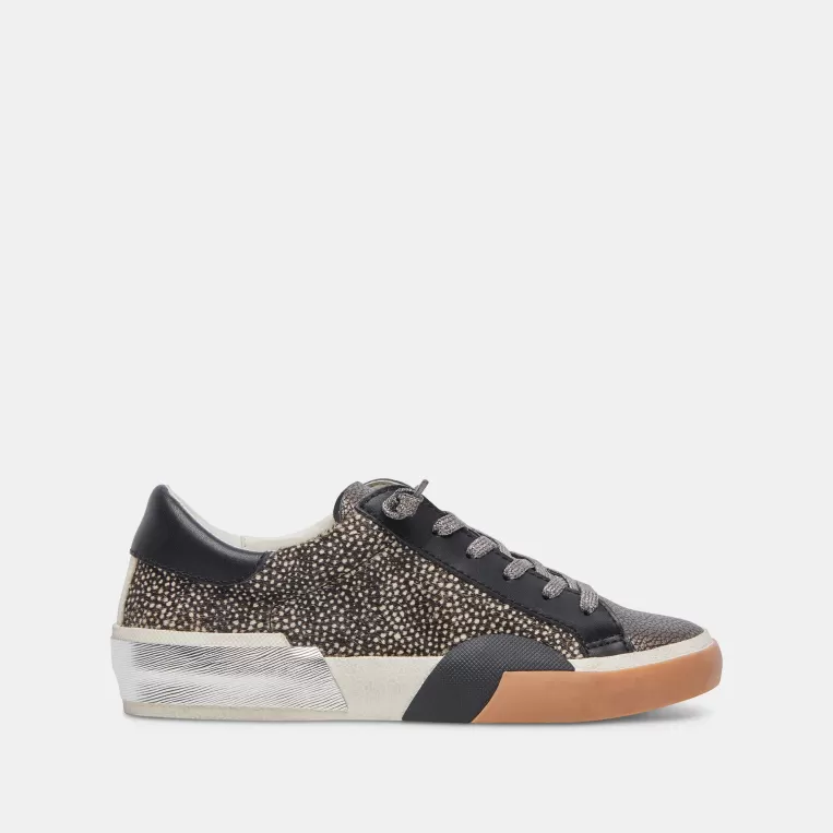 Dolce Vita Sneakers^ZINA SNEAKERS BLACK SPOTTED CALF HAIR