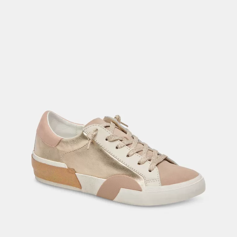 Dolce Vita Sneakers^ZINA SNEAKERS GOLD LEATHER