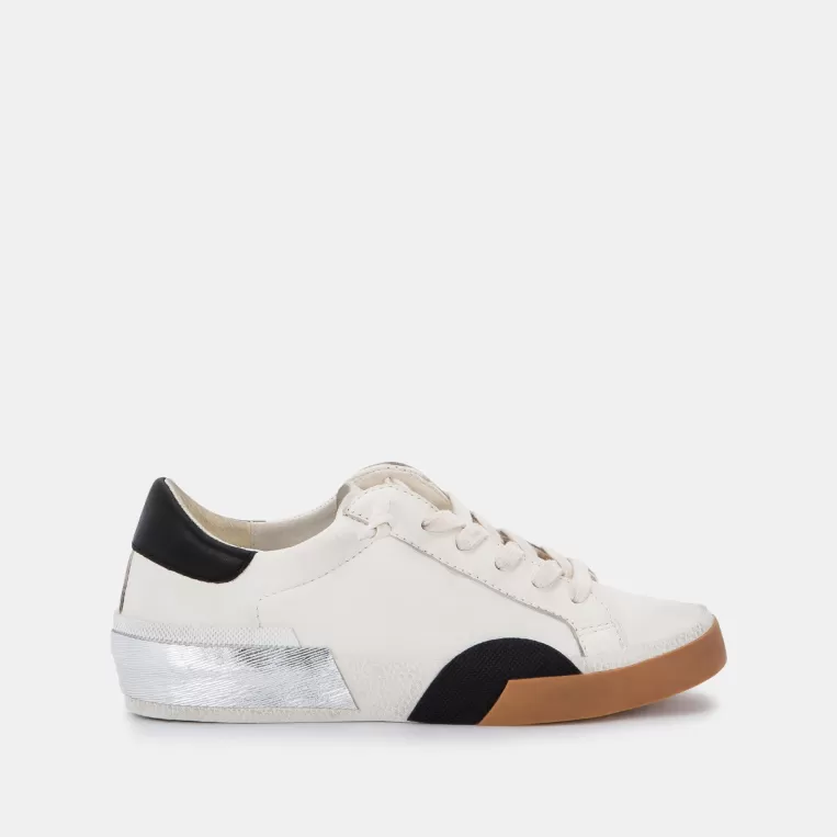 Dolce Vita Extended Sizing | Sneakers^ZINA SNEAKERS WHITE BLACK LEATHER